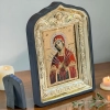 Икона Богородица Семистрельная рамка из пластика 14х10см.