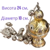 Кадило комбинированное латунь никель Греция