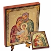 Святая семья икона 10х12 на дереве с упаковкой.