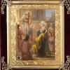 Икона С бархат 13х15 (с украшением)