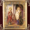 Икона С бархат 13х15 (с украшением)