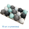 Сувенір свічка яйце кольорова 15 шт.