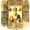 Ікона запрестольна середня 46х76см. латунь