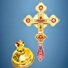 Хрест напрестольний на підставці
