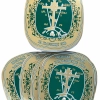 Хрест наклейка для освященя авто (D-95х87)