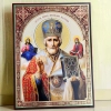 Святий Миколай літографія 30х40 см.