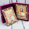 Складень оксамит, риза 21х25см.виймающийся 42х25см. в розкритому вигляді