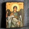 Икона Св. Архистратиг Михаил на дереве под старину (300х420мм)