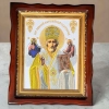 Ікона Святий Миколай вишита в дерев
