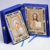 Складень оксамит, риза 21х25см.виймающийся 42х25см. в розкритому вигляді