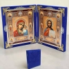 Складень бархат 18х20 см. конгрев с украшениями.