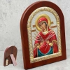 Икона Семистрельная 15х20 см. ємаль, позолота, посеребрене.