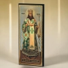 Святой Феодосий Чениговский икона на дереве 20х8.5 см.