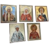 Литография 10х12 Женские имена тинение золотом, лак. 