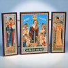 Иконы складни Богородичные 6х9х3 см. 9 Видов в ассортименте