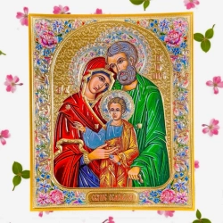 Святая семья литография 20х24 конгрев ємаль