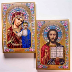 Пара ікон 20х30 см. конгрев ємаль