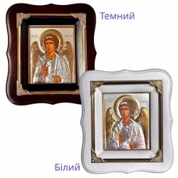 Икона Ангел Хранитель  дерево 17х19см. фигурная рама молдинг