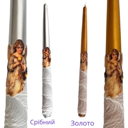 Свічка вінчальна декор 30 см.