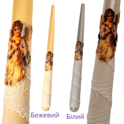Свічка декоративна 30 см. Ангел.