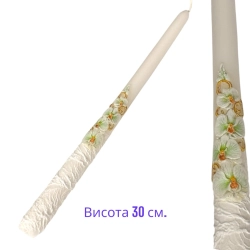 Свічка вінчальна декоративна ОРХІДЕЯ 1 шт.