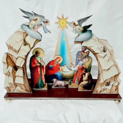 Вертеп (висота 50х65х20 см.) Гори