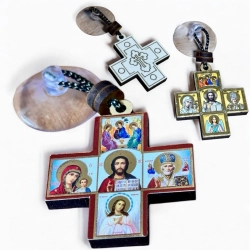 Подвеска иконостас малый (на присоске) 4х4 см.