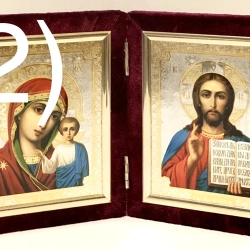 Складень оксамит літографія 10х12
