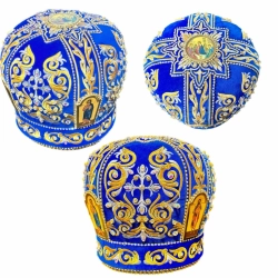 Митра оксамит, вишита, каміння 58р.
