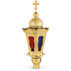 Ліхтар в позолоті 18х18х44 см. Греція