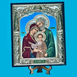 Ікона на дереві Свята родина 16х19 см.