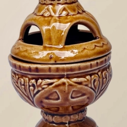 Керам. лампада (з кришкою для ладану) (вис. 13см)