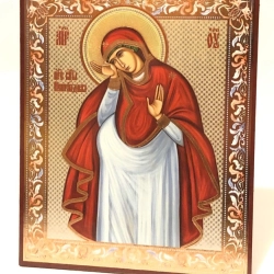Икона на дереве 15х18см с ножкой (А)