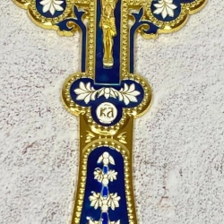 Хрест з эмалью Р176-30К