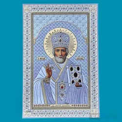 Святий Миколай літографія конгрев 20х30 см.