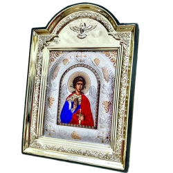Икона Ангел Хранитель 13.5х18.5см в пластмассовой рамке (Гр.)Ф