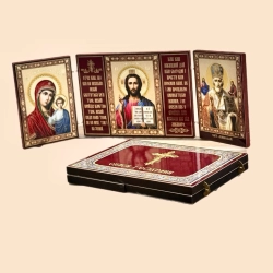 Складень з Молитвою Отче Наш 12х8,5 см. МДФ.