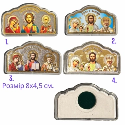 Автотриптих с ладаном (пластмасса).