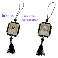 Подвеска в авто дерево 5х6 см. прямоугольная.