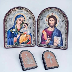 Складень дерев'янний арка 9х11см. Б.М. Нев