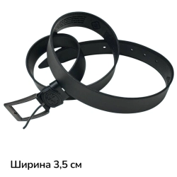 Ремінь шкіра 3.5 см ширина, гладкий.