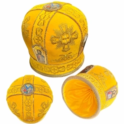 Митра вишивка на оксамиті 58 розмір