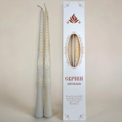 Свеча венчальная парафин (2шт в уп.)