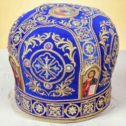 Мітра вишита оксамит розмір 58