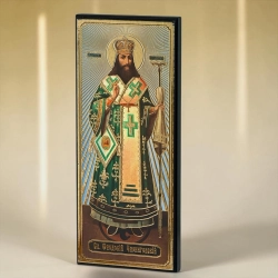 Святой Феодосий Чениговский икона на дереве 20х8.5 см.