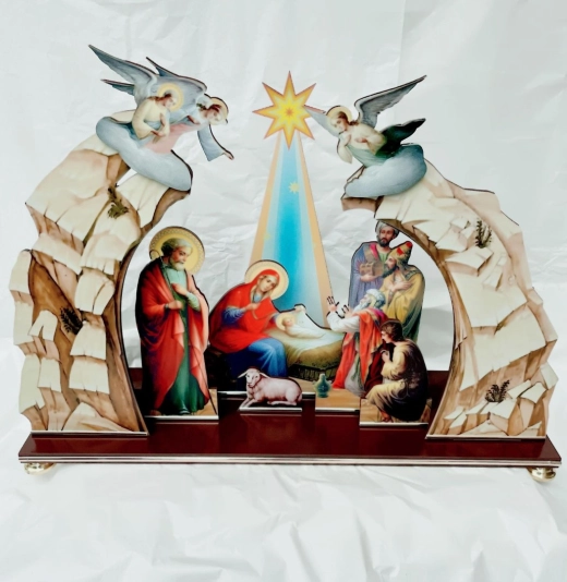Вертеп (висота 50х65х20 см.) Гори