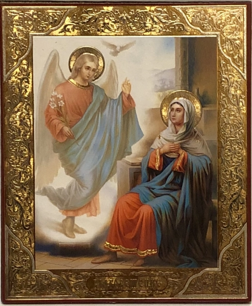 Икона на оргалите 10х12см.