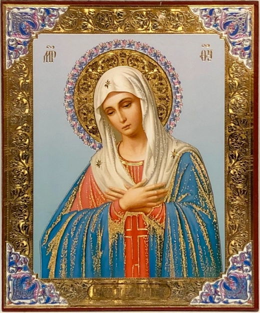 Ікона на оргаліті 10х12см.