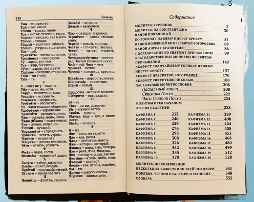 Молитвослов и псалтырь крупный шрифт