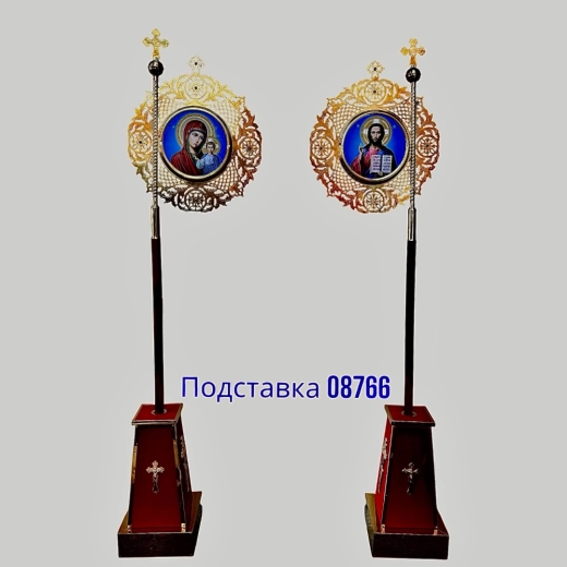 Хоругви пара круглые с держателем без подставки.
